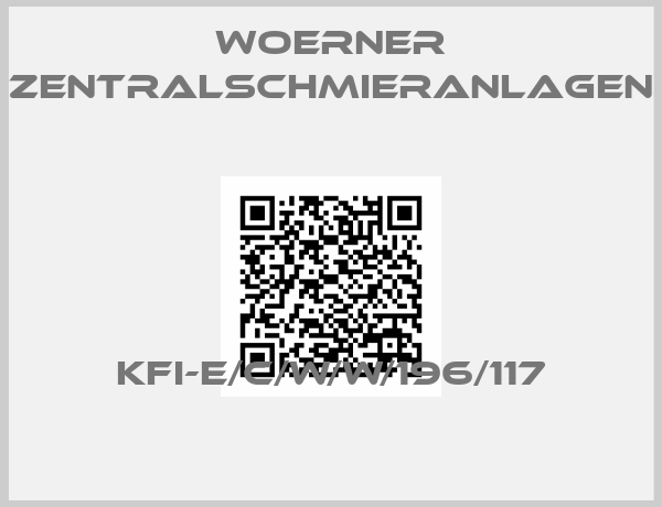 WOERNER Zentralschmieranlagen-KFI-E/C/W/W/196/117