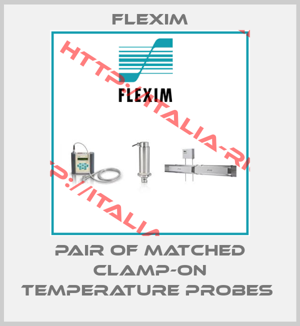 Flexim-PAIR OF MATCHED CLAMP-ON TEMPERATURE PROBES 