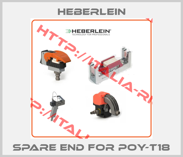 Heberlein-spare end for POY-T18