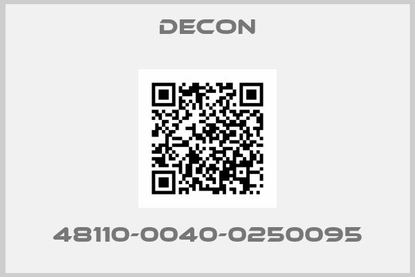 Decon-48110-0040-0250095