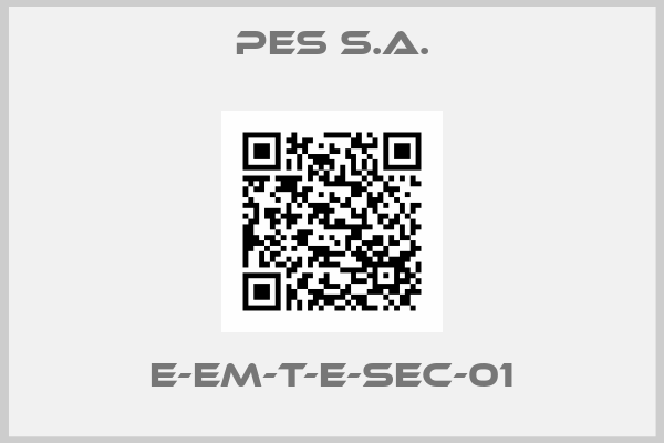 PES S.A.-E-EM-T-E-SEC-01