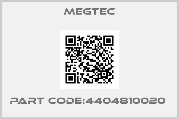 Megtec-PART CODE:4404810020 