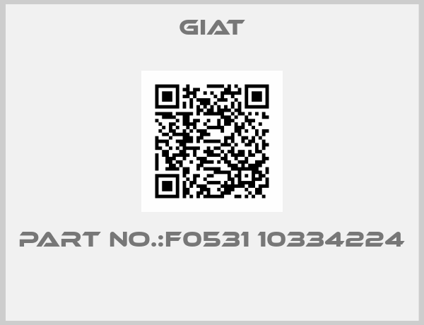 Giat-PART NO.:F0531 10334224 