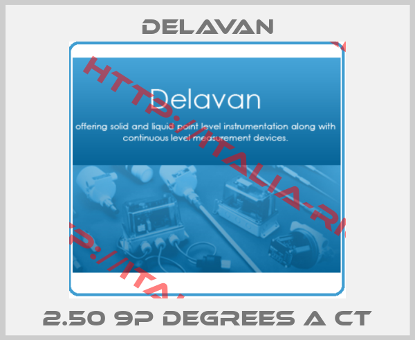 Delavan-2.50 9P DEGREES A CT