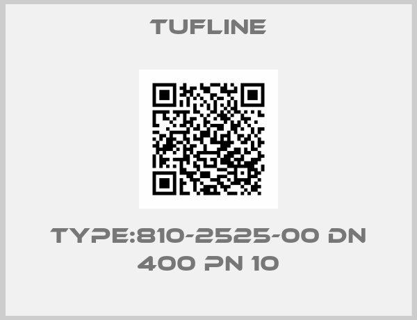 Tufline-Type:810-2525-00 DN 400 PN 10