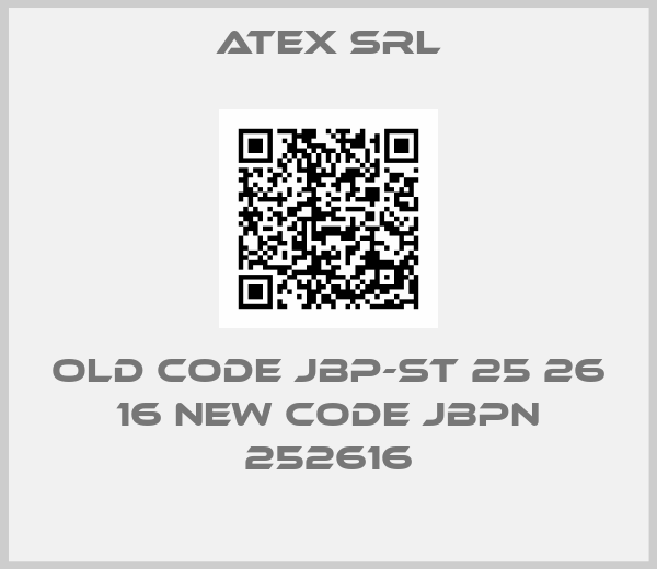 ATEX SRL-old code JBP-ST 25 26 16 new code JBPN 252616