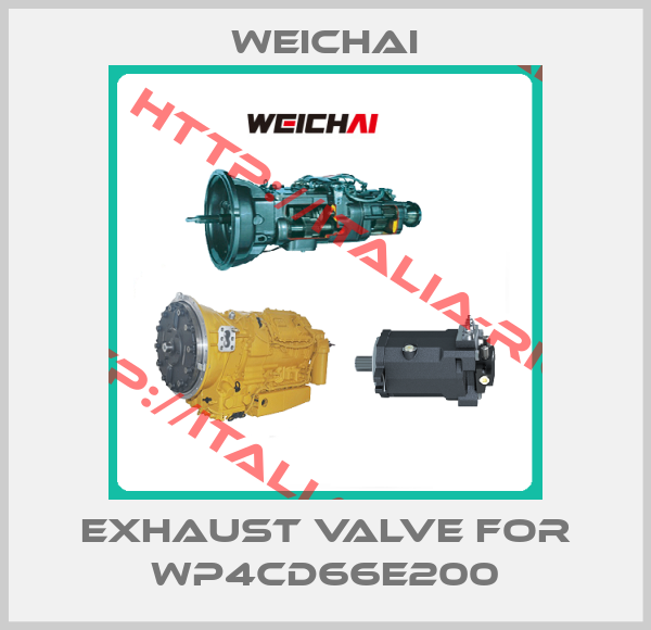 Weichai-Exhaust valve for WP4CD66E200