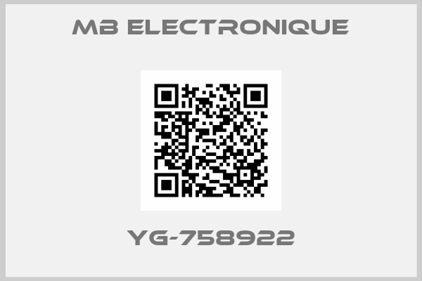 MB ELECTRONIQUE-YG-758922