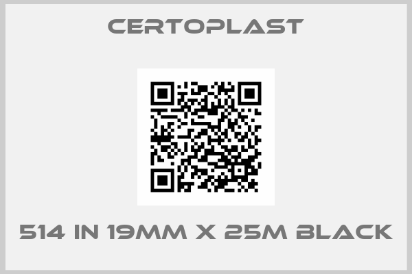 certoplast-514 in 19mm x 25M black