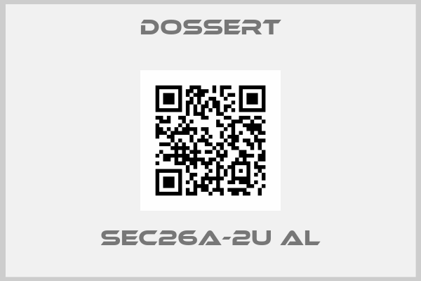 Dossert-SEC26A-2U AL
