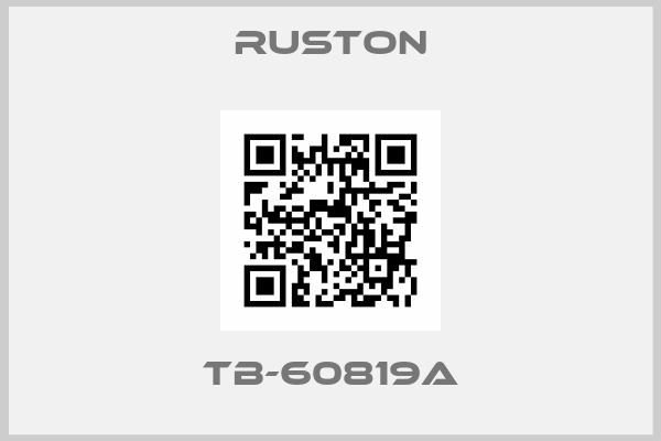 RUSTON-TB-60819A