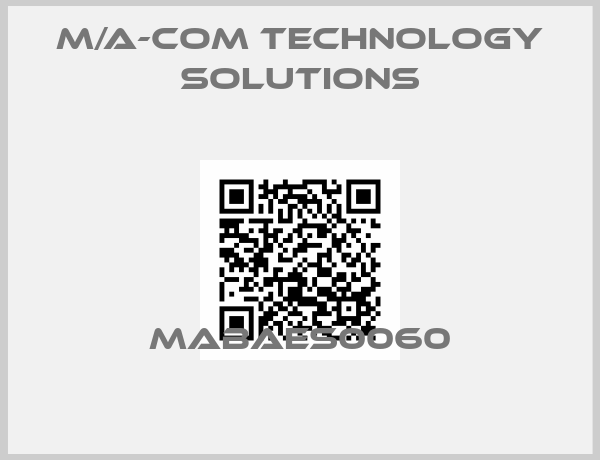 M/A-Com Technology Solutions-MABAES0060
