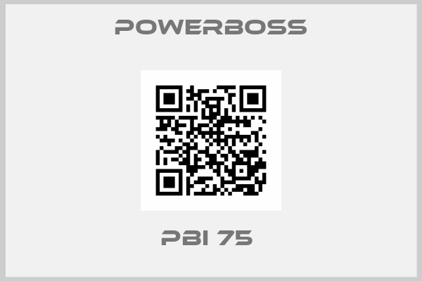 Powerboss-PBI 75 