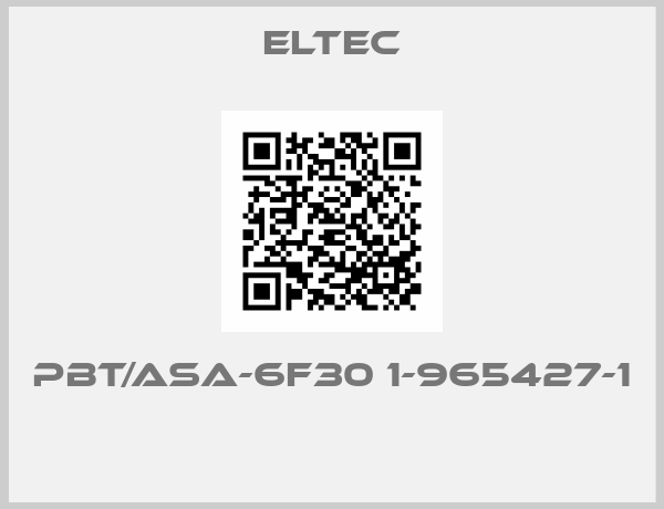 Eltec-PBT/ASA-6F30 1-965427-1 