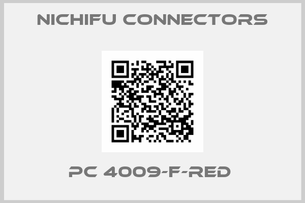 Nichifu Connectors-PC 4009-F-RED 