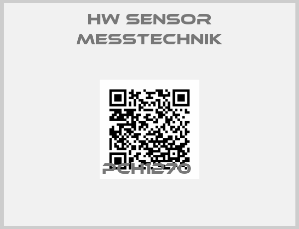 HW SENSOR MESSTECHNIK-PCH1270 