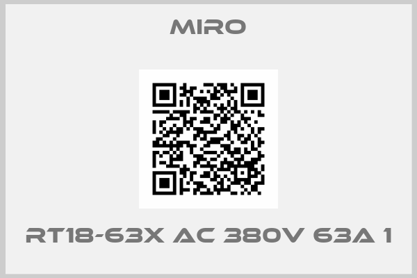MIRO-RT18-63X AC 380V 63A 1