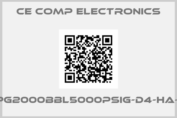 Ce Comp Electronics-DPG2000BBL5000PSIG-D4-HA-10