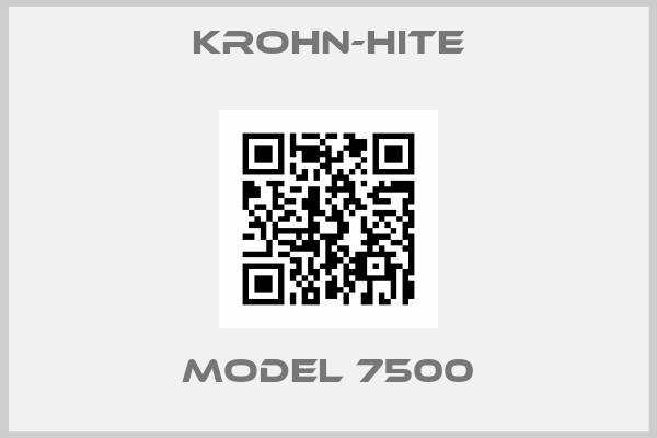 krohn-hite-Model 7500