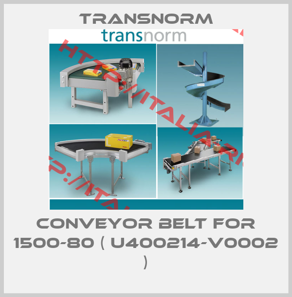 Transnorm-Conveyor belt for 1500-80 ( U400214-V0002 )