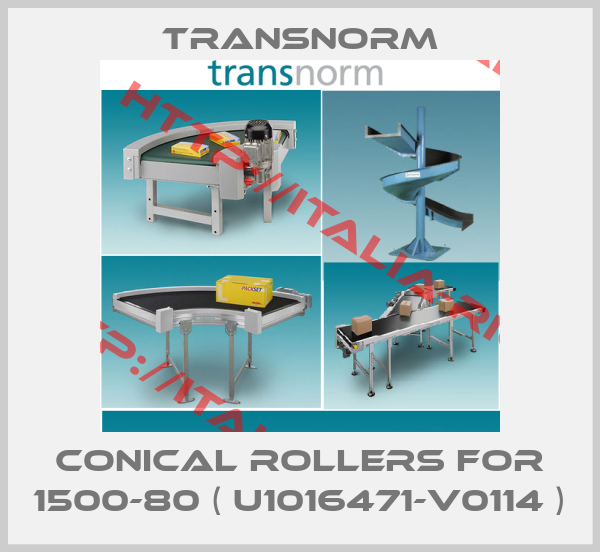 Transnorm-Conical rollers for 1500-80 ( U1016471-V0114 )