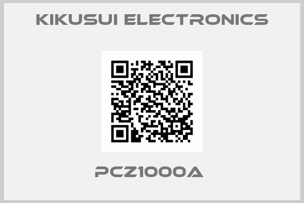 Kikusui Electronics-PCZ1000A 