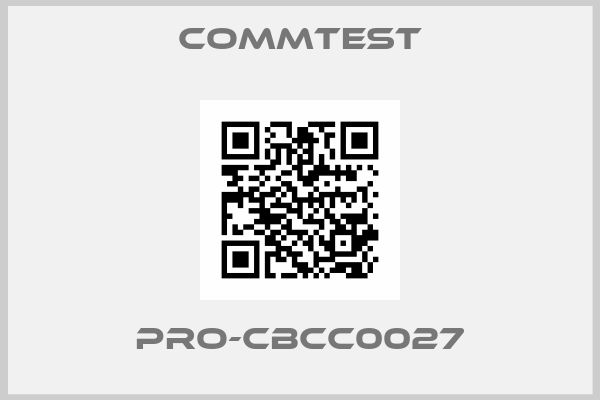 Commtest-PRO-CBCC0027