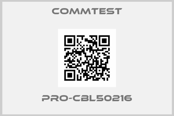 Commtest-PRO-CBL50216