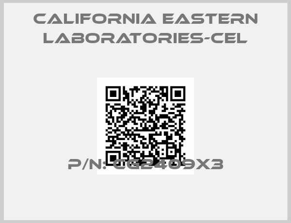 California Eastern Laboratories-CEL-P/N: CG2409X3