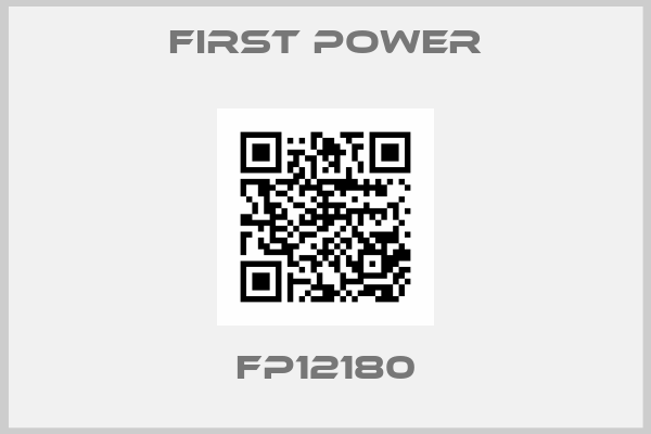 First Power-FP12180