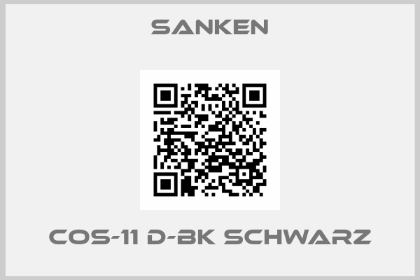 Sanken-COS-11 D-BK schwarz