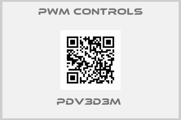 PWM COntrols-PDV3D3M 