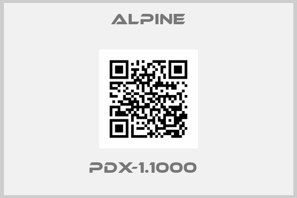 Alpine-PDX-1.1000  