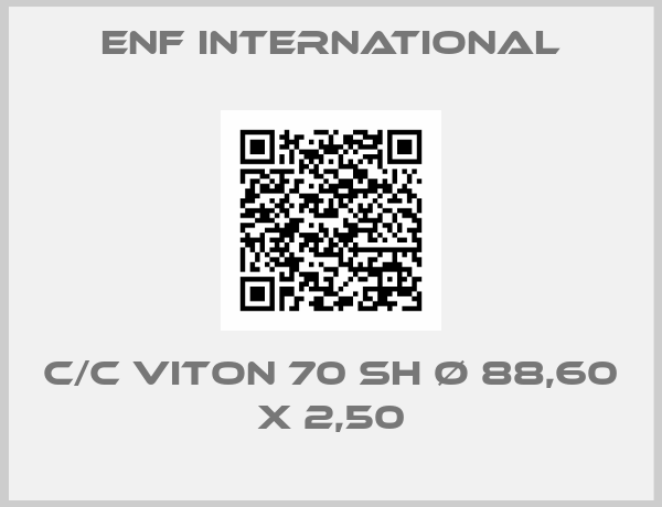 ENF International-C/C Viton 70 SH Ø 88,60 x 2,50