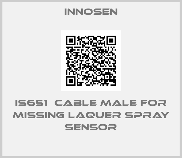 INNOSEN-IS651  CABLE MALE FOR MISSING LAQUER SPRAY SENSOR