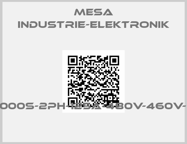Mesa Industrie-Elektronik-CD3000S-2PH-125A-480V-460V-SSR