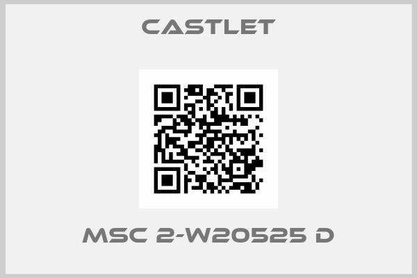 Castlet-MSC 2-W20525 D