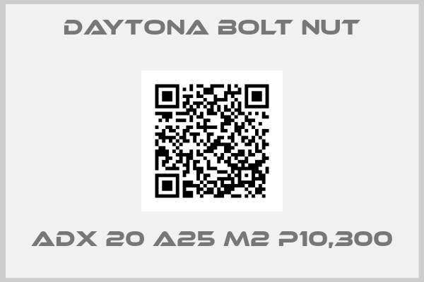 Daytona Bolt Nut-ADX 20 A25 M2 P10,300