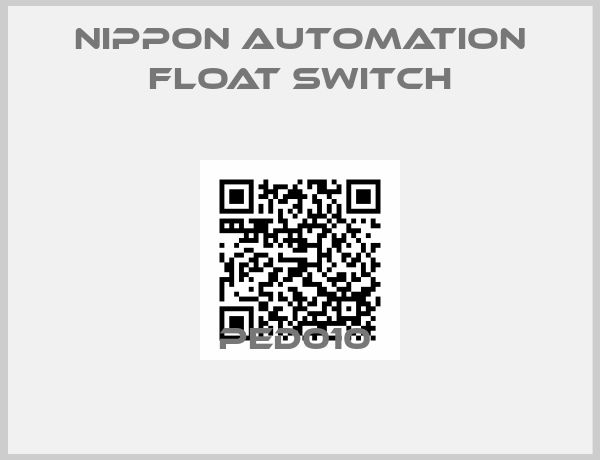 NIPPON AUTOMATION FLOAT SWITCH-PED010 