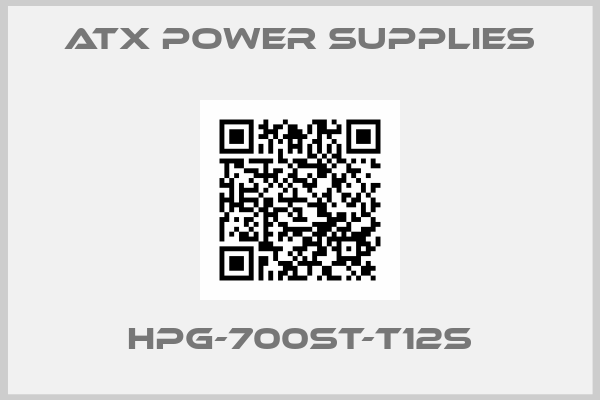 ATX Power Supplies-HPG-700ST-T12S