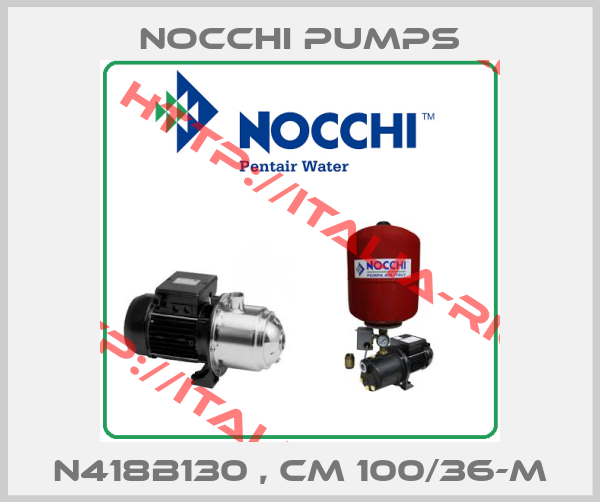 Nocchi pumps-N418B130 , CM 100/36-M