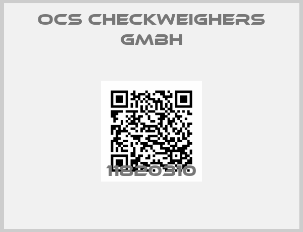 OCS Checkweighers GmbH-11820310