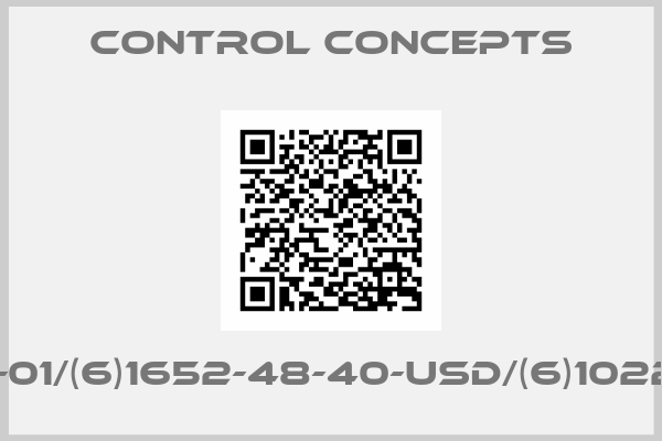 CONTROL CONCEPTS-1600-PM6-01/(6)1652-48-40-USD/(6)1022-FC-0/10V