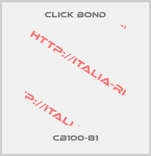 Click Bond-CB100-81
