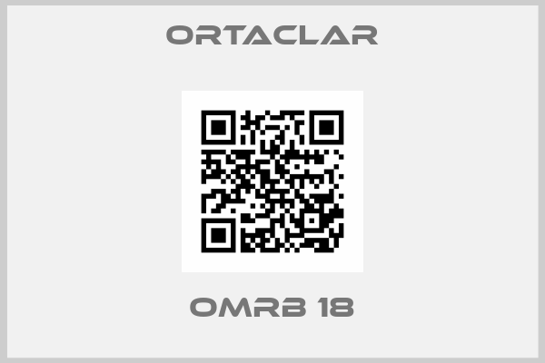 Ortaclar-OMRB 18