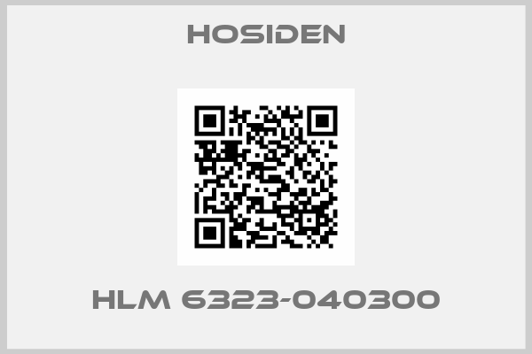HOSIDEN-HLM 6323-040300