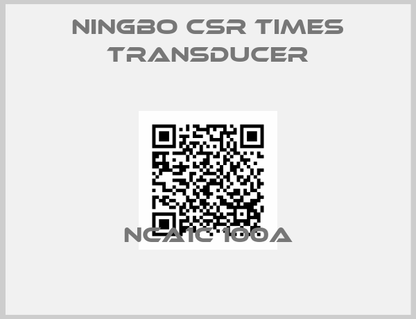 Ningbo CSR Times Transducer-NCA1C 100A