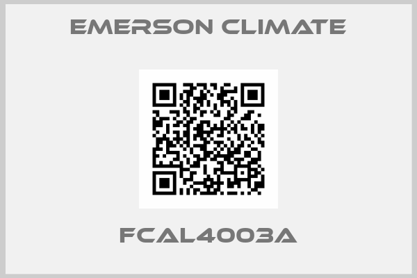 Emerson Climate-FCAL4003A