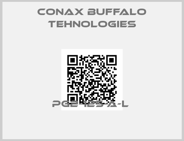 Conax Buffalo Tehnologies-PG2-125-A-L 
