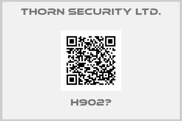 THORN SECURITY LTD.-H902　